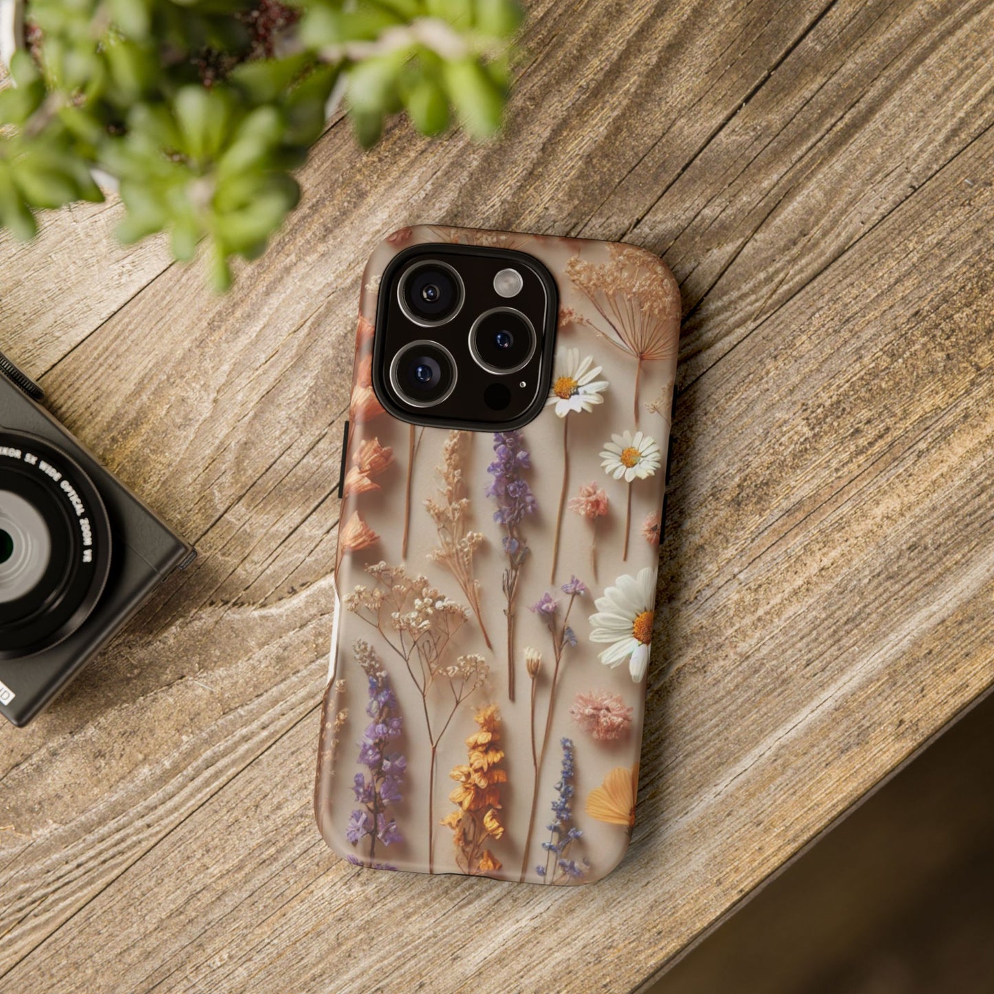 Aesthetic Pressed Flower Floral Design Phone Cover - Paragon Prints