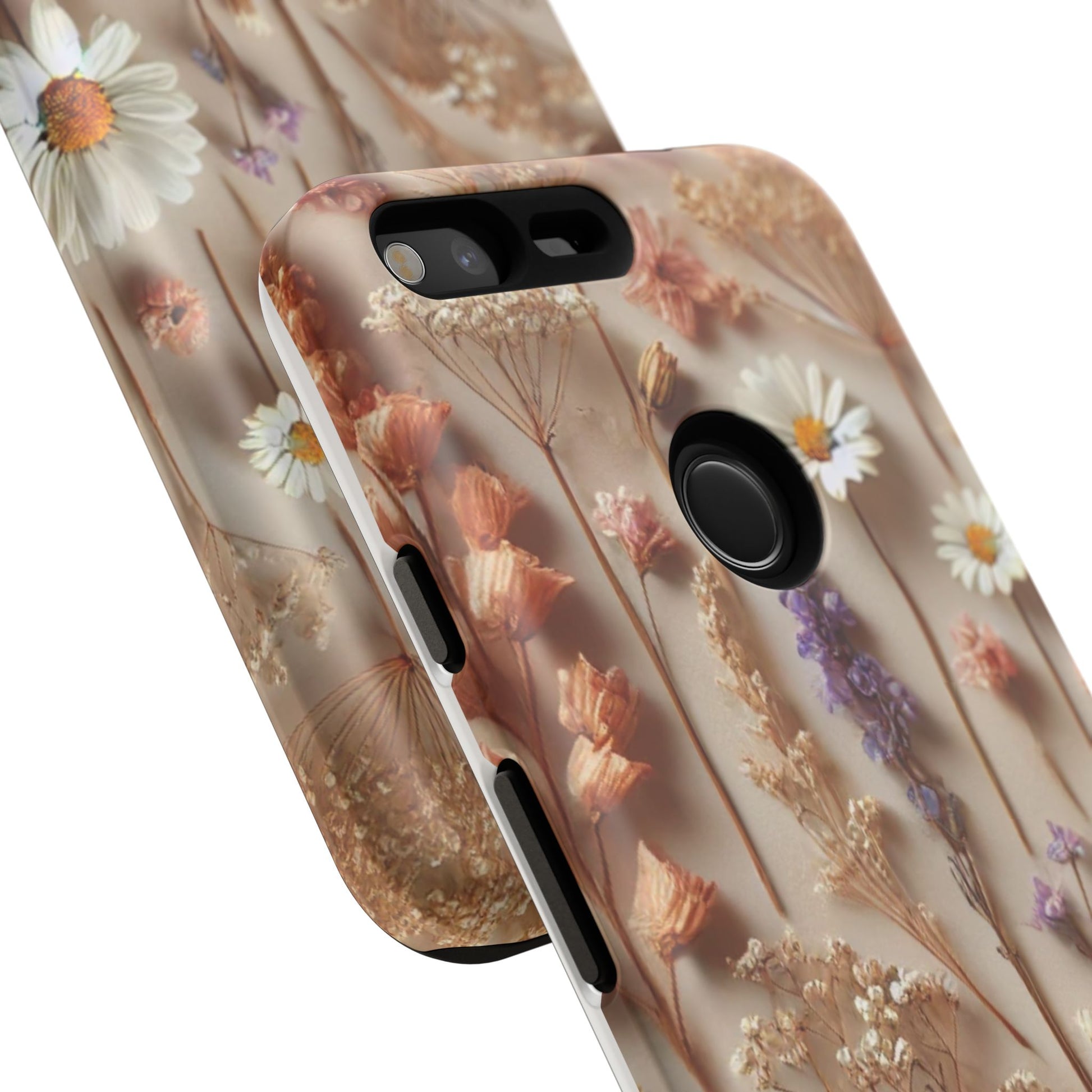 Aesthetic Pressed Flower Floral Design Phone Cover - Paragon Prints