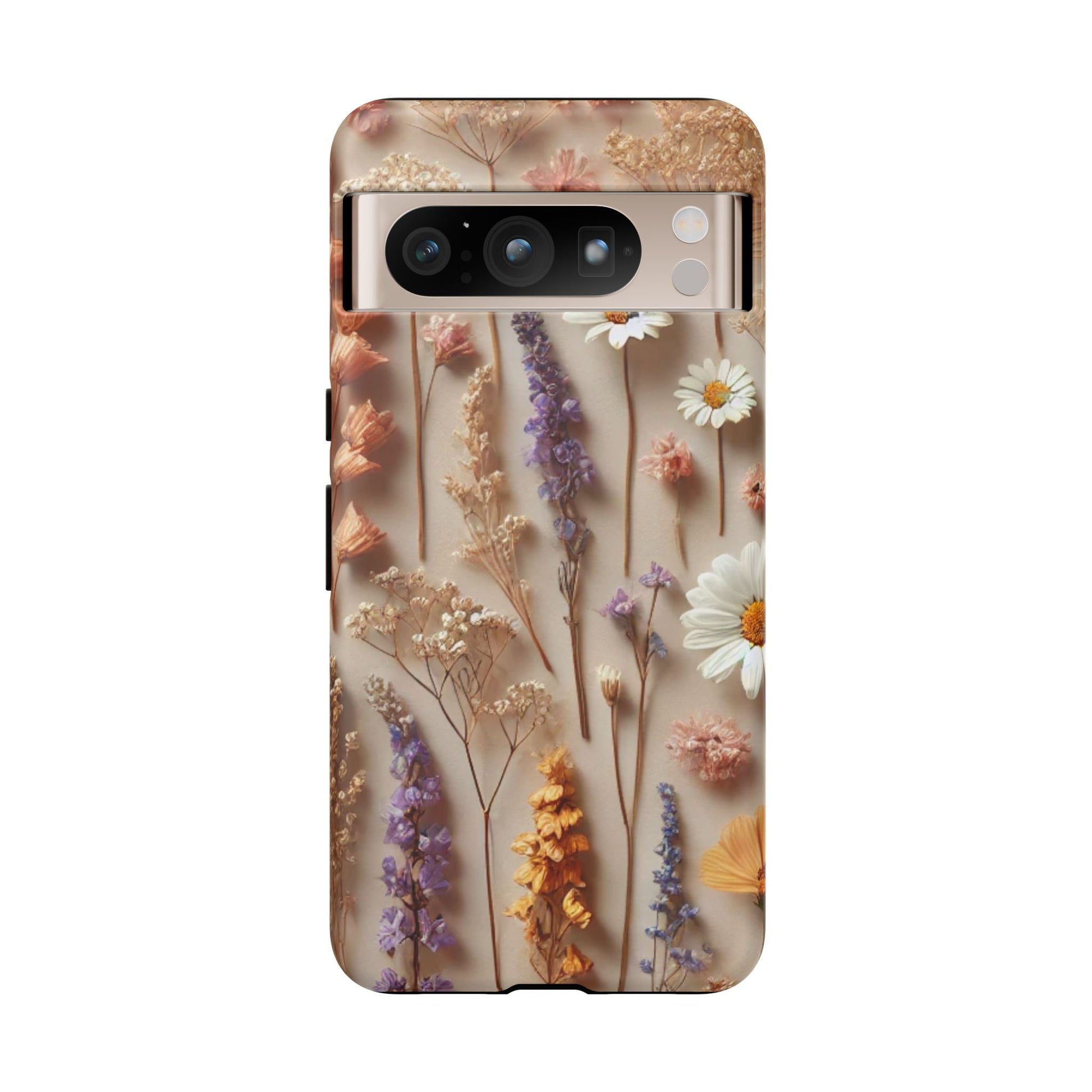 Aesthetic Pressed Flower Floral Design Phone Cover - Paragon Prints