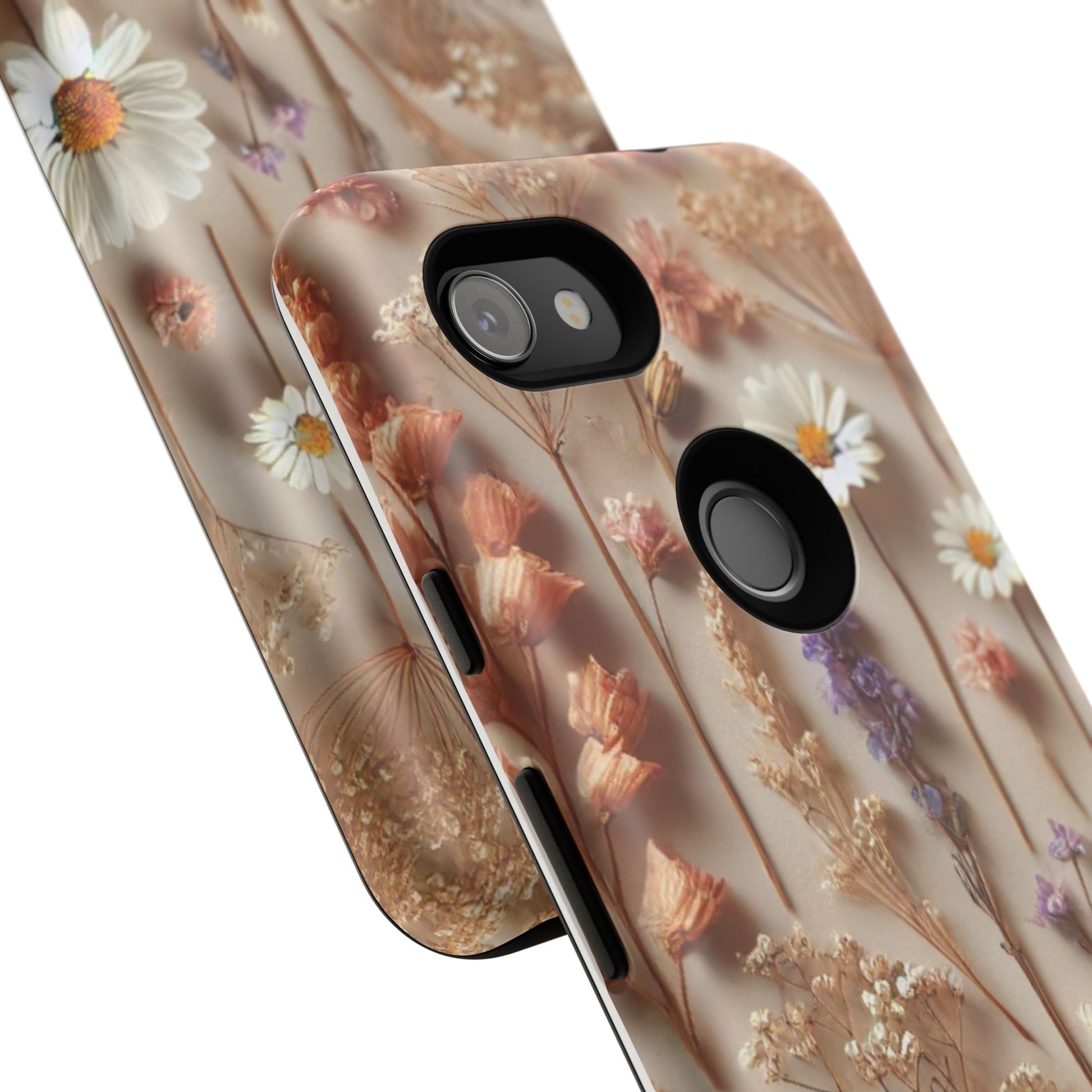 Aesthetic Pressed Flower Floral Design Phone Cover - Paragon Prints