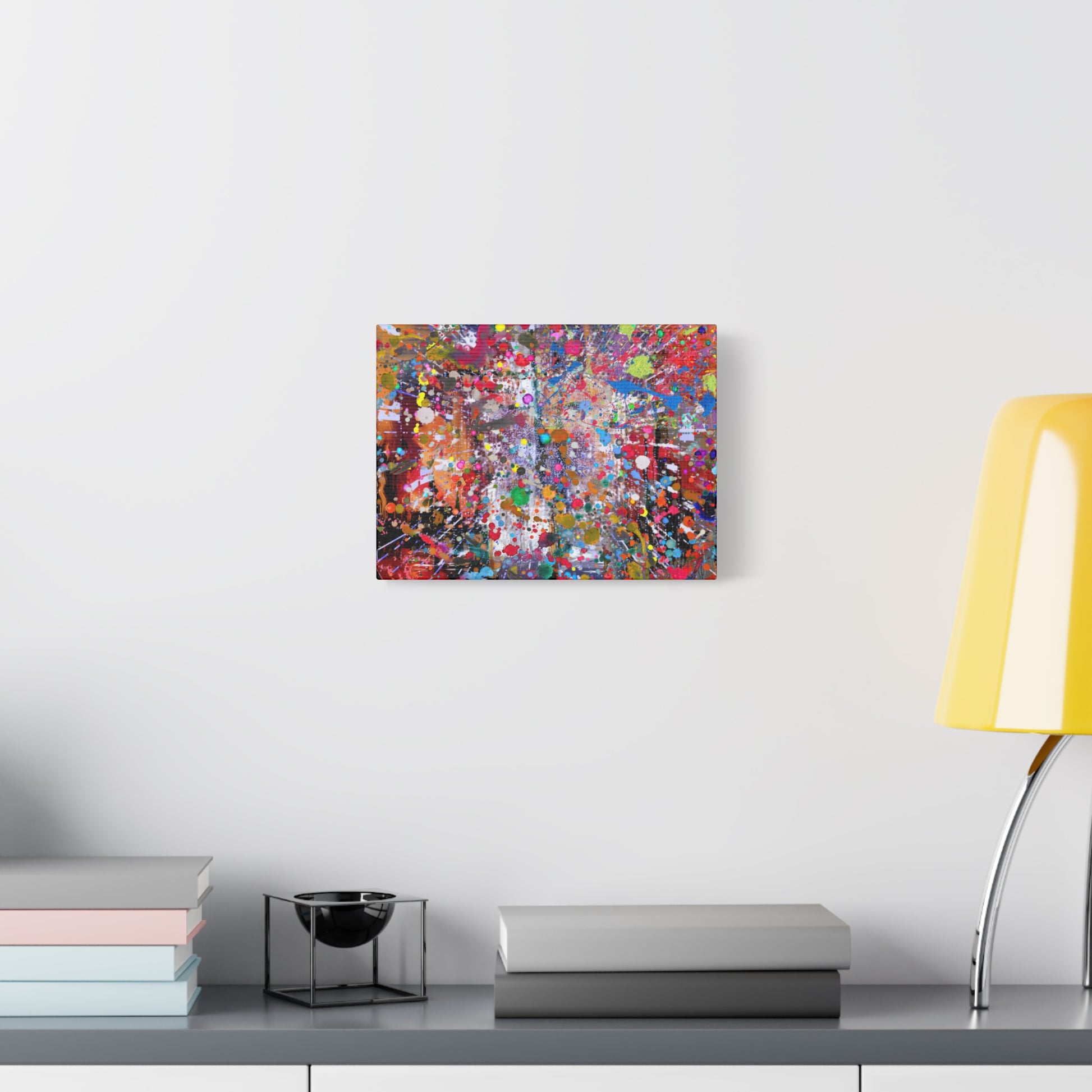 Neon Explosion Abstract Art Canvas Print - Paragon Prints