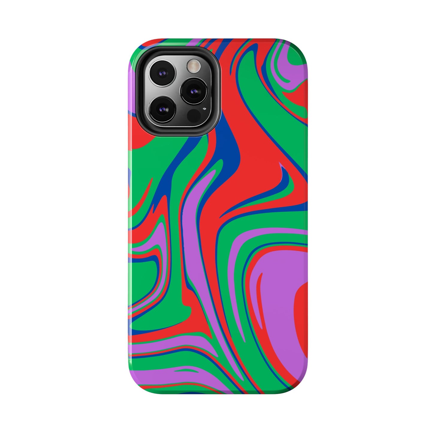 Colorful Zebra Print Phone Case with Bold Design - Paragon Prints