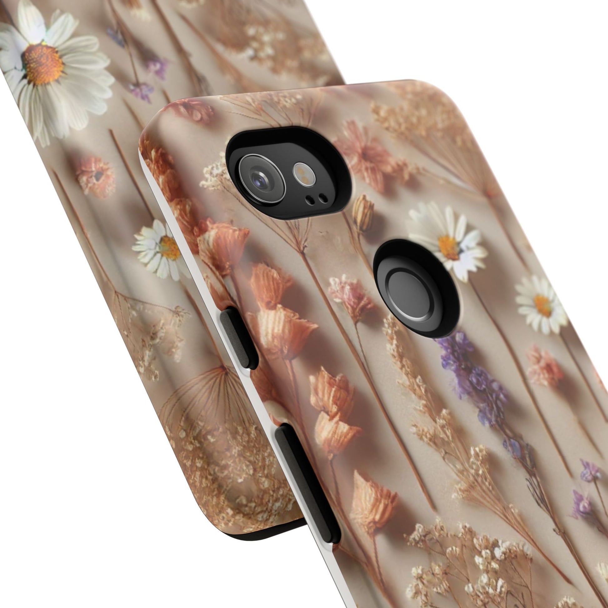 Aesthetic Pressed Flower Floral Design Phone Cover - Paragon Prints