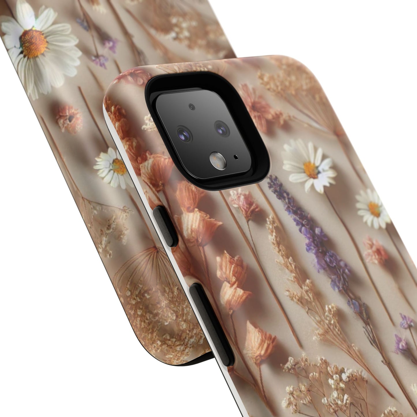 Aesthetic Pressed Flower Floral Design Phone Cover - Paragon Prints