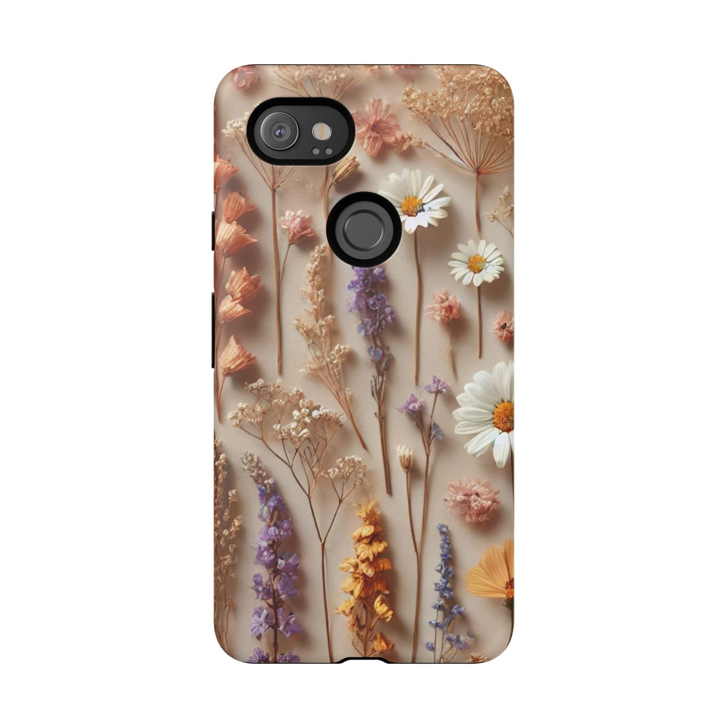 Aesthetic Pressed Flower Floral Design Phone Cover - Paragon Prints
