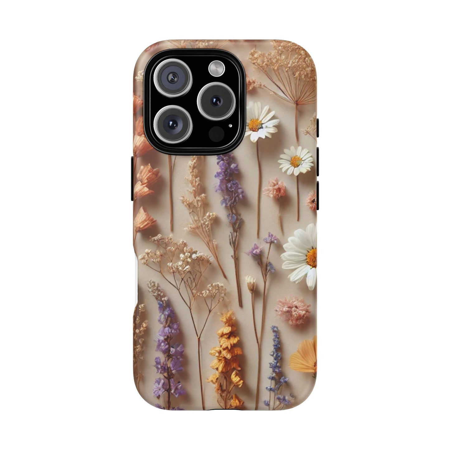 Aesthetic Pressed Flower Floral Design Phone Cover - Paragon Prints