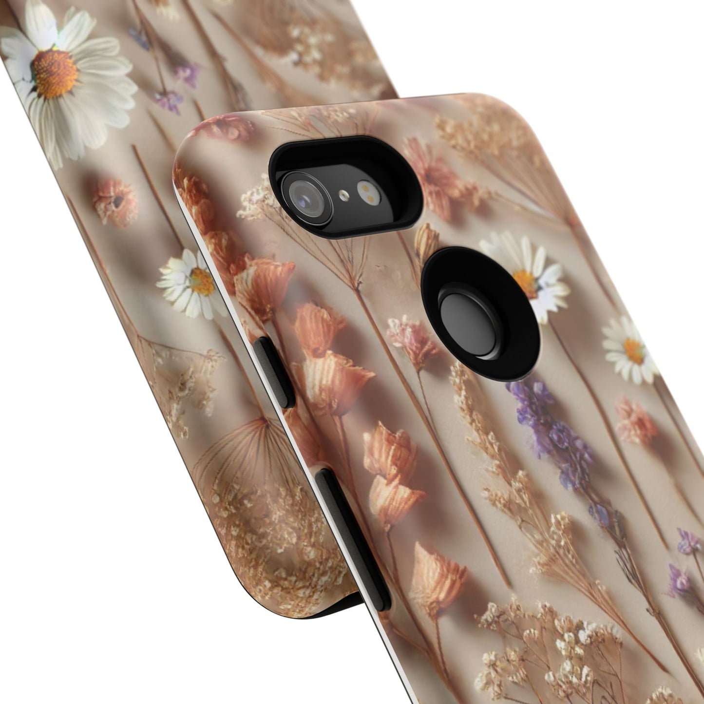 Aesthetic Pressed Flower Floral Design Phone Cover - Paragon Prints