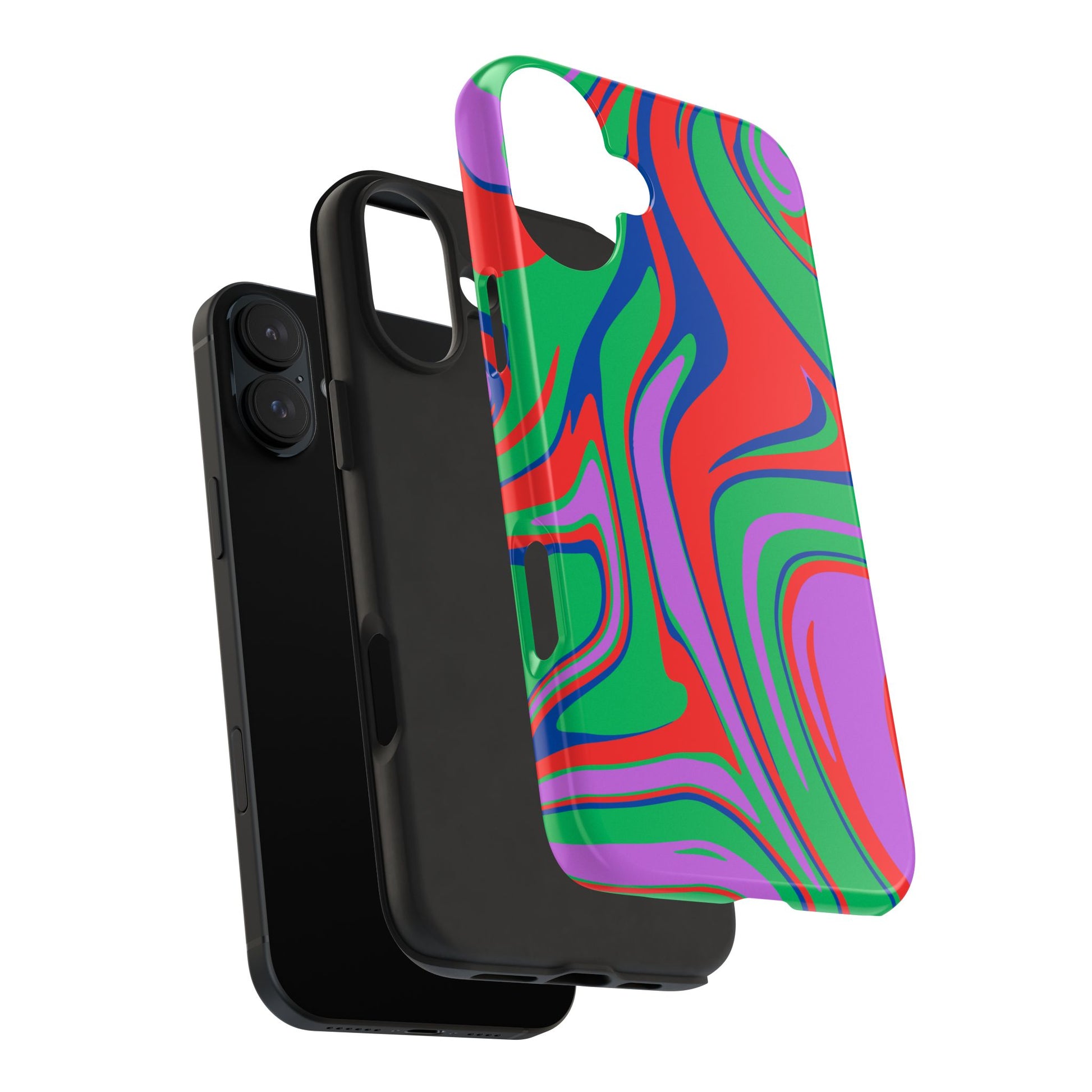 Colorful Zebra Print Phone Case with Bold Design - Paragon Prints