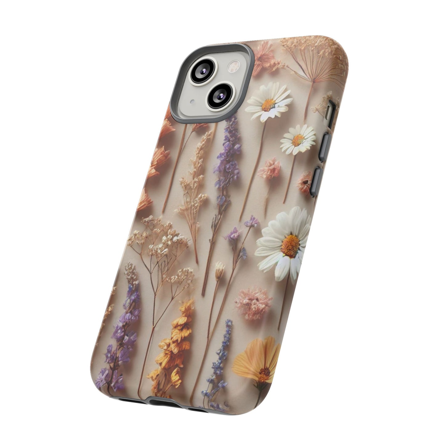 Aesthetic Pressed Flower Floral Design Phone Cover - Paragon Prints