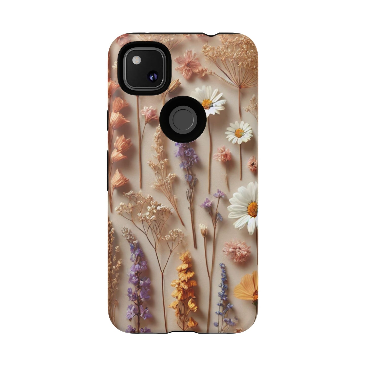 Aesthetic Pressed Flower Floral Design Phone Cover - Paragon Prints