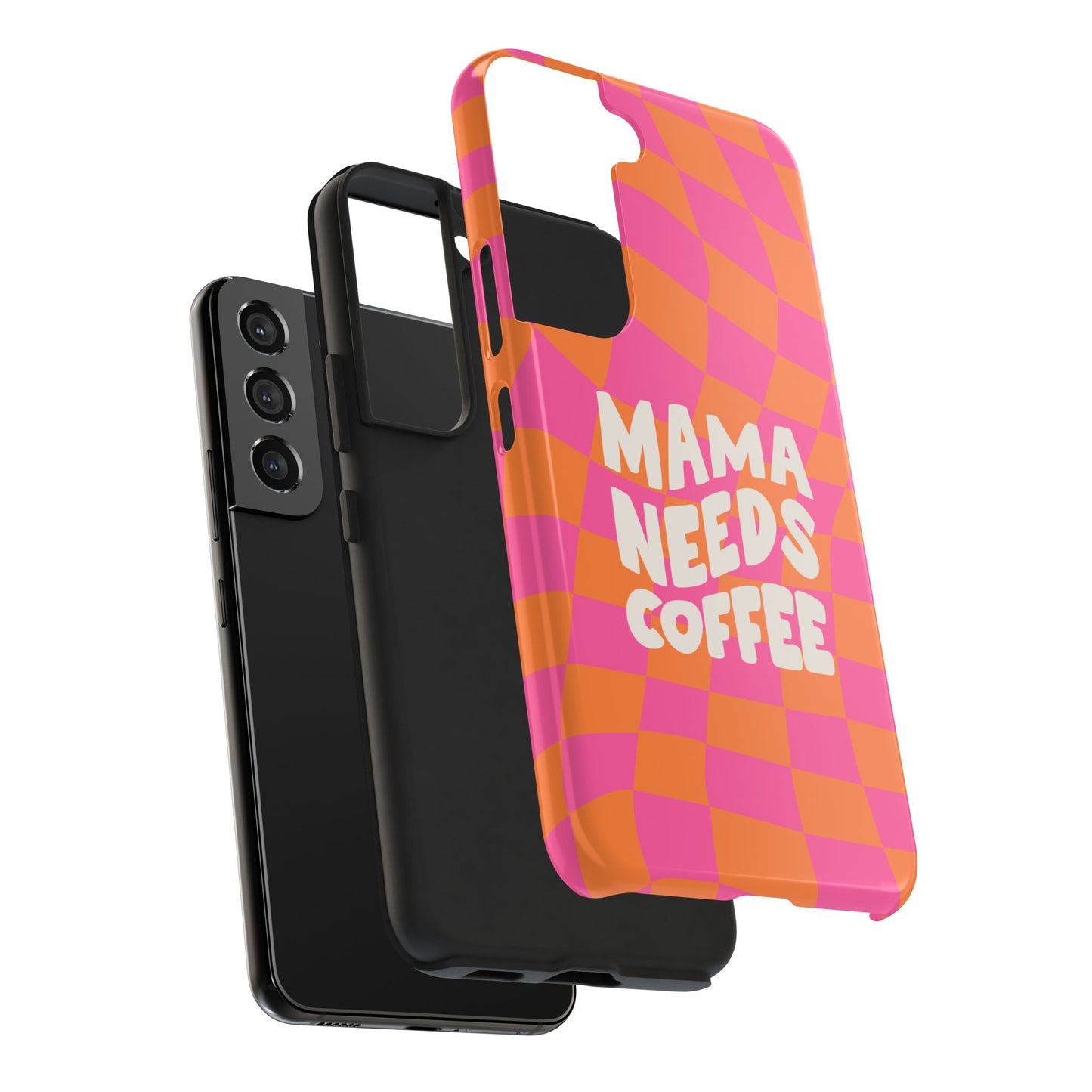 Mama Needs Coffee Funny Tough Phone Case - Paragon Prints