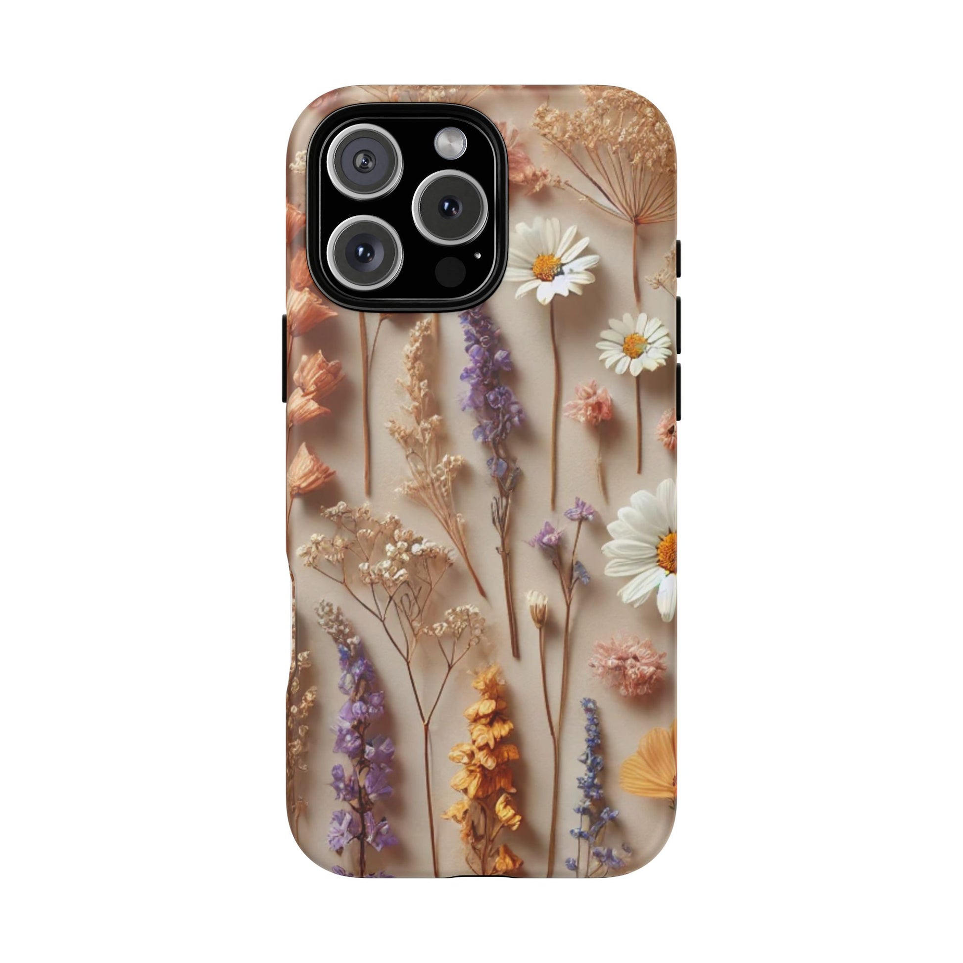 Aesthetic Pressed Flower Floral Design Phone Cover - Paragon Prints