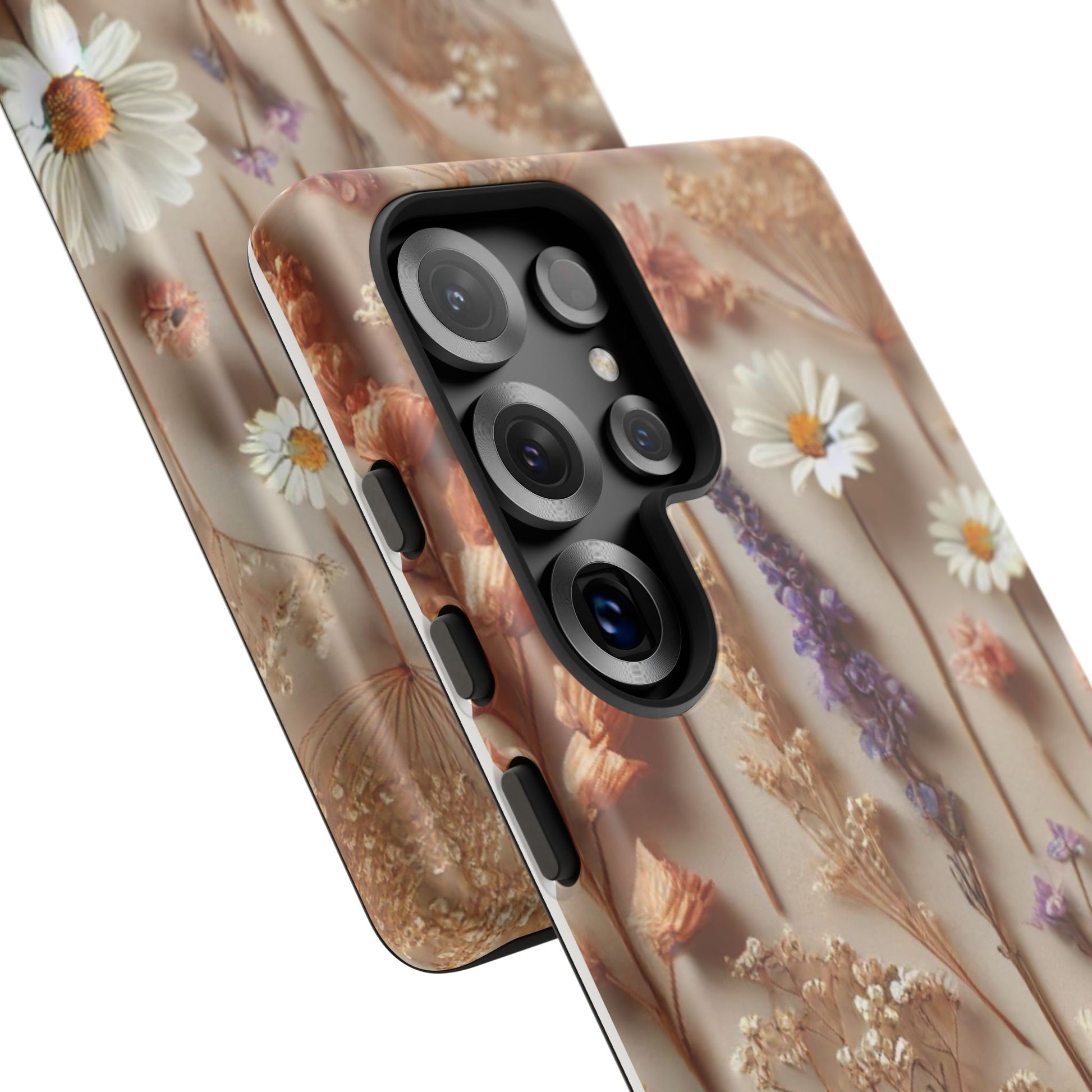 Aesthetic Pressed Flower Floral Design Phone Cover - Paragon Prints
