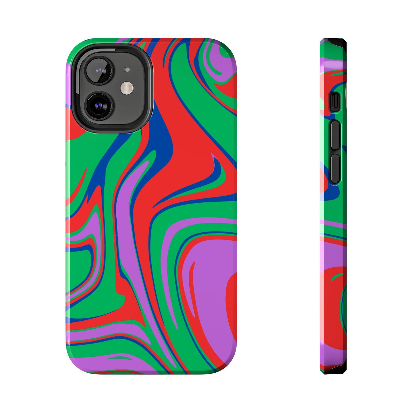 The Colorful Zebra Print Phone Case with Bold Design is an impact-resistant case that covers the back and sides, giving your iPhone or Samsung a vibrant, eye-catching look while providing sturdy protection.