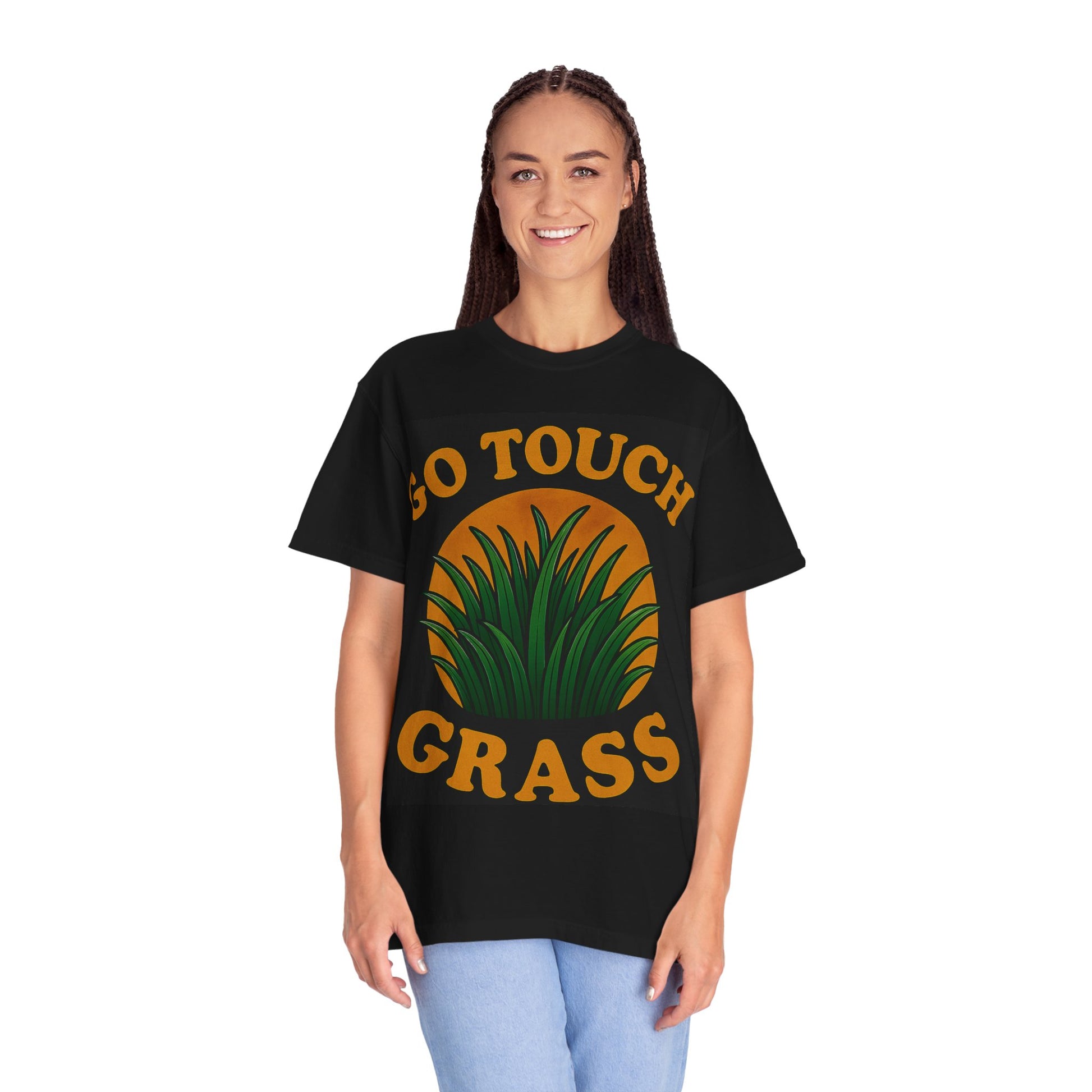 Go Touch Grass Unisex Shirt – Offline Humor Graphic Tee - Paragon Prints
